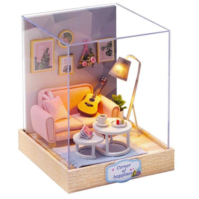 Gorgeous Doll Furniture House - Miniature 3D Wooden Dollhouse Toys - Children Birthday Gifts (D2)(4X2)(1X3)