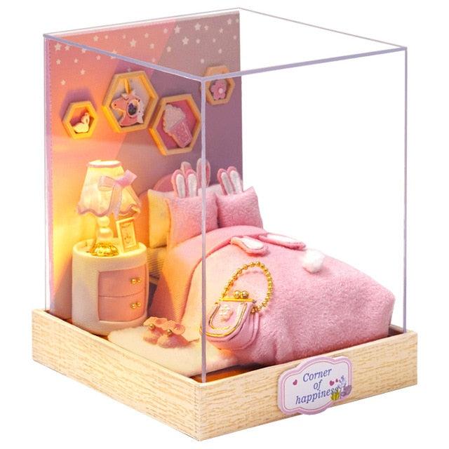 Gorgeous Doll Furniture House - Miniature 3D Wooden Dollhouse Toys - Children Birthday Gifts (D2)(4X2)(1X3)