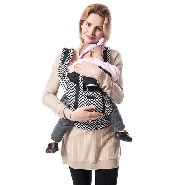 Baby Carrier, 4-in-1 Adjustable Infants Holder, Soft and Breathable, Ergonomically Designed Kids Wrap with Removable Bib, Toddler Carrier (X2)(Z4)