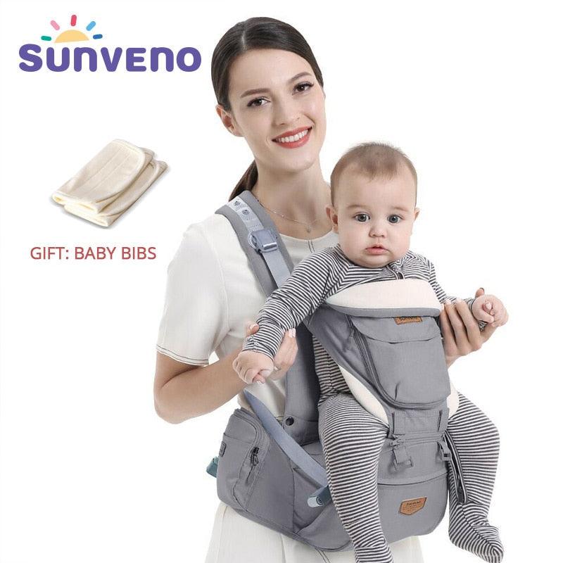 Tactical Baby Carrier - Child Suspenders Backpack - Thickening Shoulders 360 Ergonomic Hoodie Kangaroo - Baby Carrier (X2)(Z4)