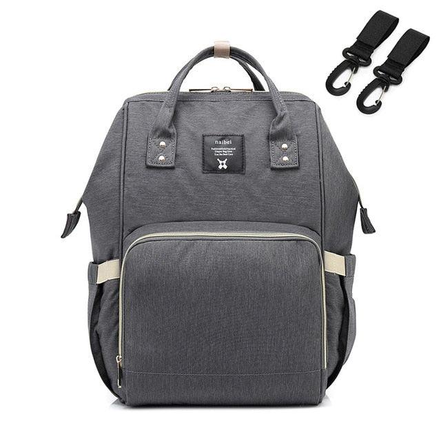 Fashion Mummy Maternity Nappy Bag - Large Capacity - Travel Backpack - Nursing Bag for Baby Care (X2)(F1)(D1)