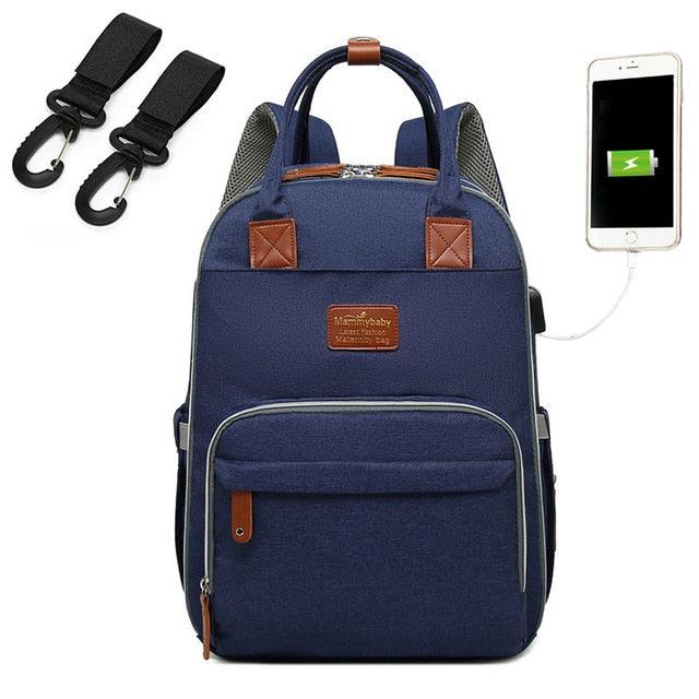Fashion Mummy Maternity Nappy Bag - Large Capacity - Travel Backpack - Nursing Bag for Baby Care (X2)(F1)(D1)