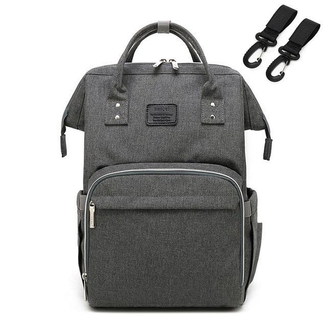Fashion Mummy Maternity Nappy Bag - Large Capacity - Travel Backpack - Nursing Bag for Baby Care (X2)(F1)(D1)