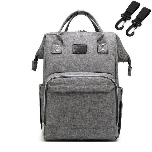 Fashion Mummy Maternity Nappy Bag - Large Capacity - Travel Backpack - Nursing Bag for Baby Care (X2)(F1)(D1)