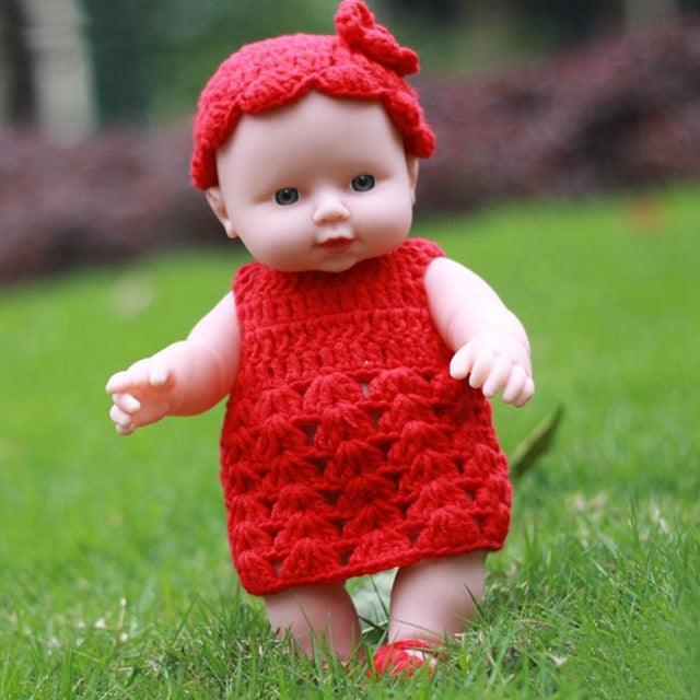 SONG 30CM Kids Baby Dolls Toys - Girls Sleeping Accompany Doll - Beautiful Newborn Present (4X2)