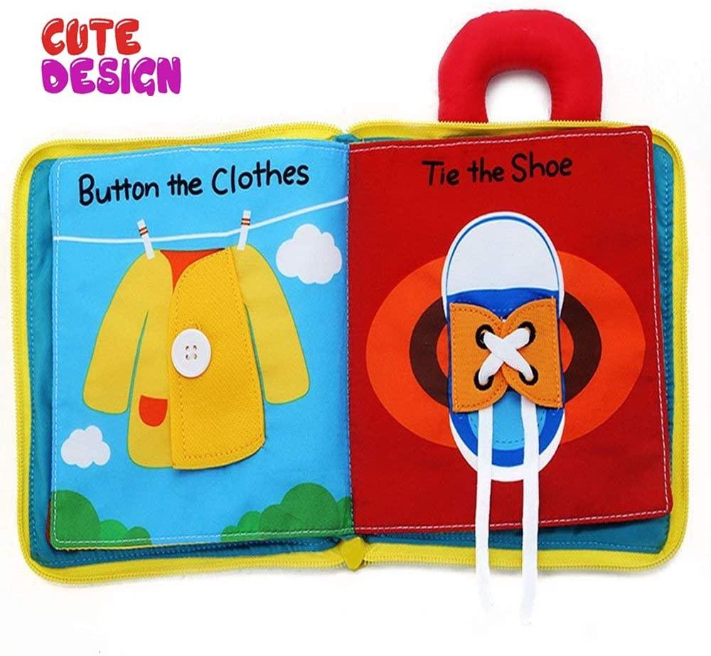 Baby Book Soft 3D - Baby Toys For Toddlers Learning Toys - Infant Development Educational Toy Gifts (D2)(6X2)