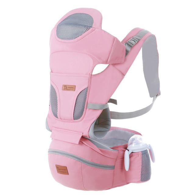 Baby Carrier, 4-in-1 Adjustable Infants Holder, Soft and Breathable, Ergonomically Designed Kids Wrap with Removable Bib, Toddler Carrier (D1)
