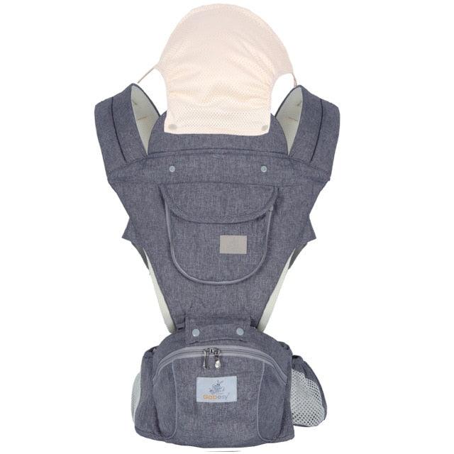 Baby Carrier, 4-in-1 Adjustable Infants Holder, Soft and Breathable, Ergonomically Designed Kids Wrap with Removable Bib, Toddler Carrier (D1)