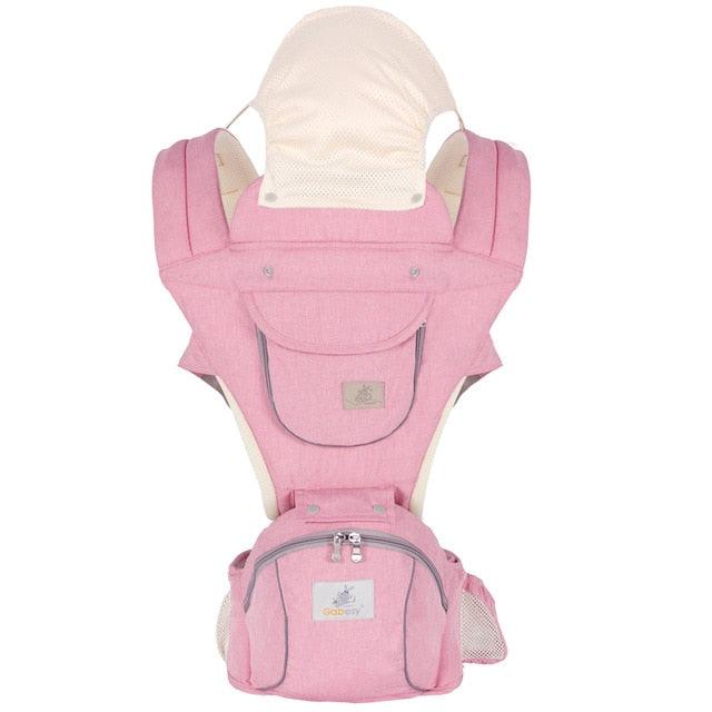 Baby Carrier, 4-in-1 Adjustable Infants Holder, Soft and Breathable, Ergonomically Designed Kids Wrap with Removable Bib, Toddler Carrier (D1)