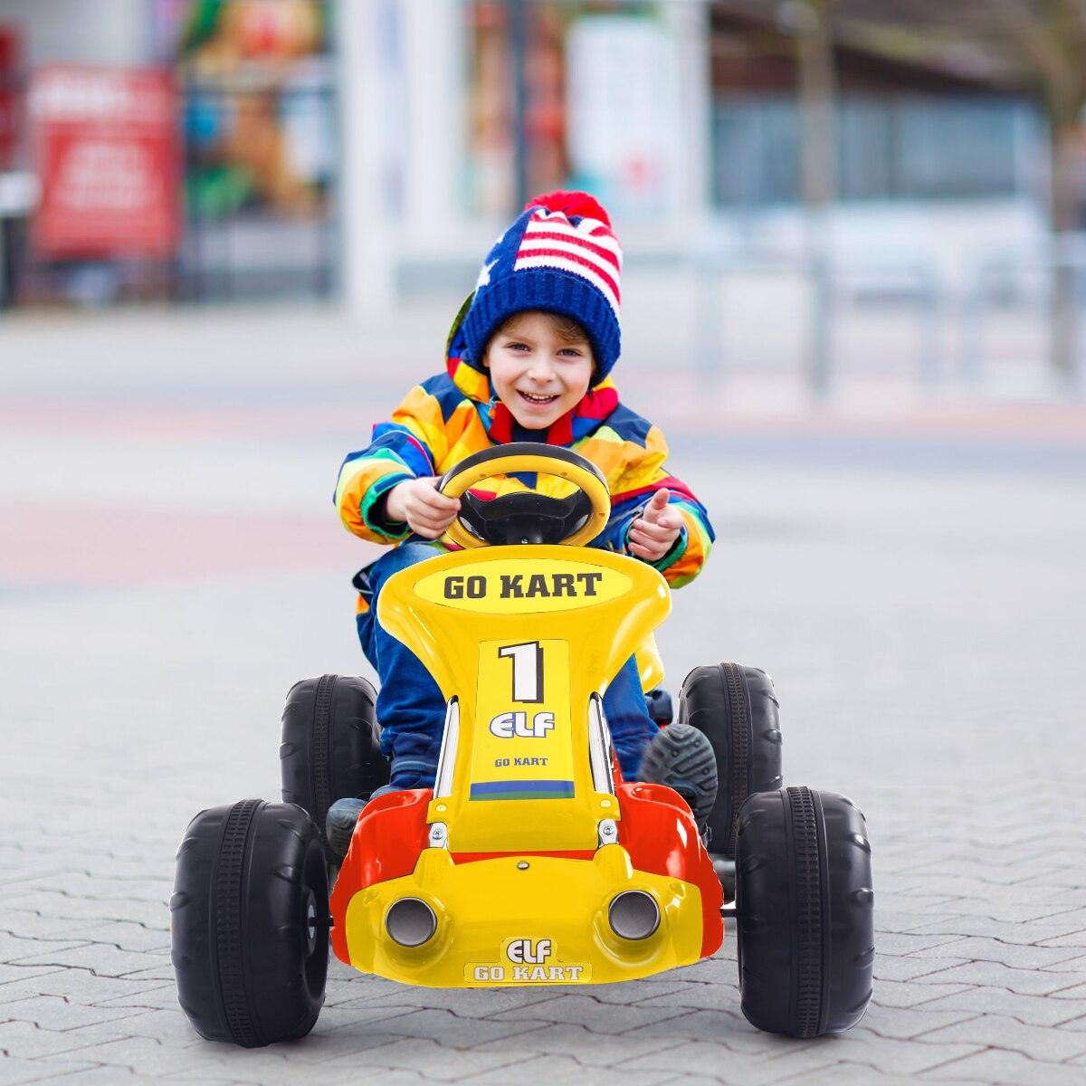 Great Go Kart Kids Ride On Car Pedal Powered Car 4 Wheel Racer Stealth - Christmas Gift (1U2)(9X1)(3X2)
