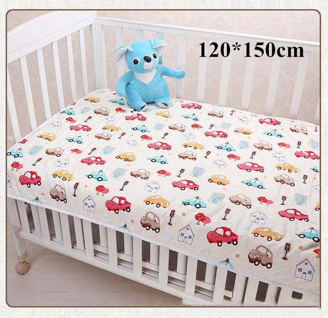 Baby Waterproof Sheet Urine Changing Pads - Reusable Infant Bedding Nappy Burp Mattress Changing Mat (X6)(X7)