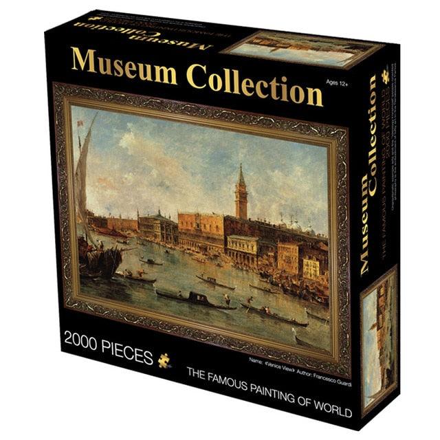 Amazing Famous Painting of World 2000 pieces Puzzle - 70*100 cm Adult puzzles , Kids DIY - Creativity Imagine Educational Toys (D2)(7X2)