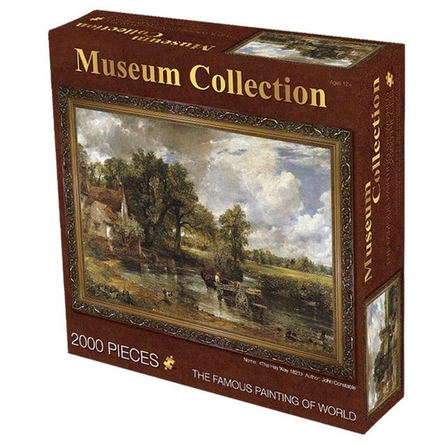 Amazing Famous Painting of World 2000 pieces Puzzle - 70*100 cm Adult puzzles , Kids DIY - Creativity Imagine Educational Toys (D2)(7X2)