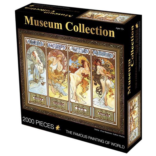 Amazing Famous Painting of World 2000 pieces Puzzle - 70*100 cm Adult puzzles , Kids DIY - Creativity Imagine Educational Toys (D2)(7X2)
