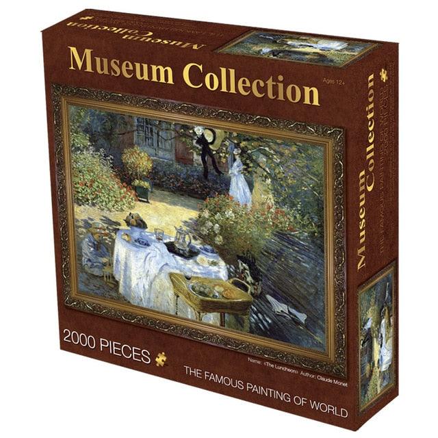 Amazing Famous Painting of World 2000 pieces Puzzle - 70*100 cm Adult puzzles , Kids DIY - Creativity Imagine Educational Toys (D2)(7X2)