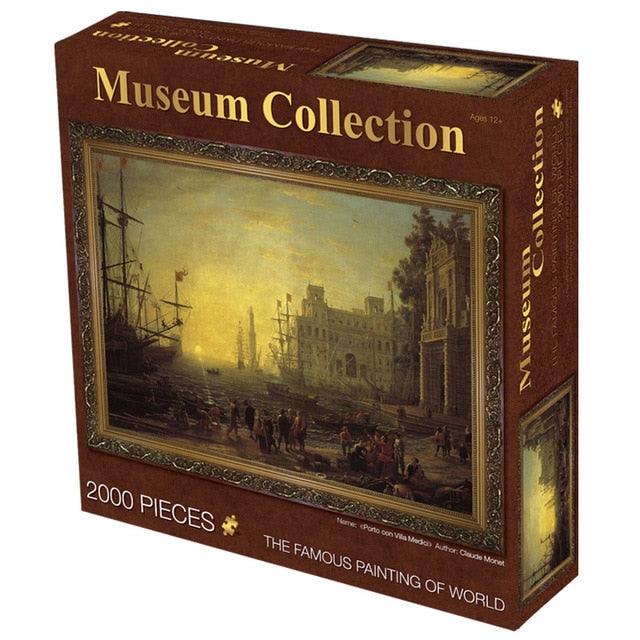 Amazing Famous Painting of World 2000 pieces Puzzle - 70*100 cm Adult puzzles , Kids DIY - Creativity Imagine Educational Toys (D2)(7X2)