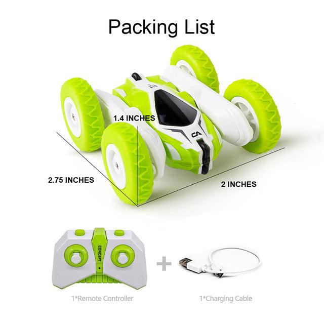 Mini RC Car 4CH Stunt Drift Deformation Buggy - Car Remote Control - Rock Crawler Roll Cars 360 Degree Flip Toys For Kids (1X2)(3X2)(5X2)