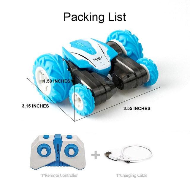 Mini RC Car 4CH Stunt Drift Deformation Buggy - Car Remote Control - Rock Crawler Roll Cars 360 Degree Flip Toys For Kids (1X2)(3X2)(5X2)