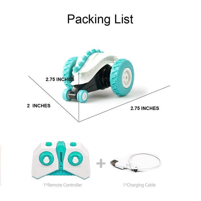 Mini RC Car 4CH Stunt Drift Deformation Buggy - Car Remote Control - Rock Crawler Roll Cars 360 Degree Flip Toys For Kids (1X2)(3X2)(5X2)