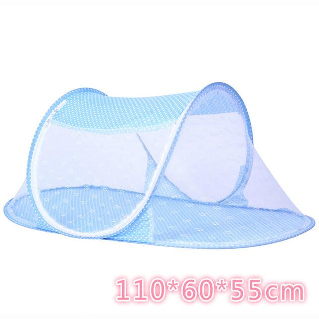 Baby Bedding Crib - Netting Folding Baby Mosquito Nets Bed - Mattress Pillow Three-piece Suit For 0-3 Years Old Children (X5)(3X1)