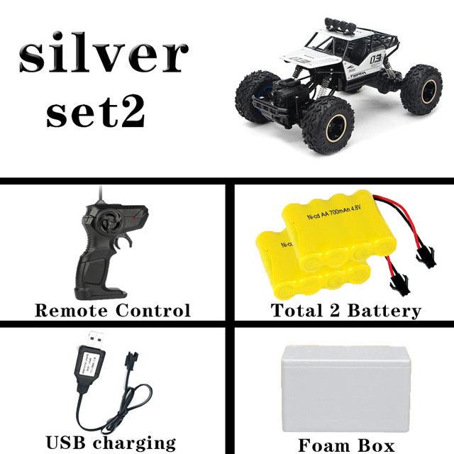 Unique 4WD RC Car Updated Version - 2.4G Radio Control RC Car Toys - High speed Trucks (D2)(1X2)(3X2)(5X2)