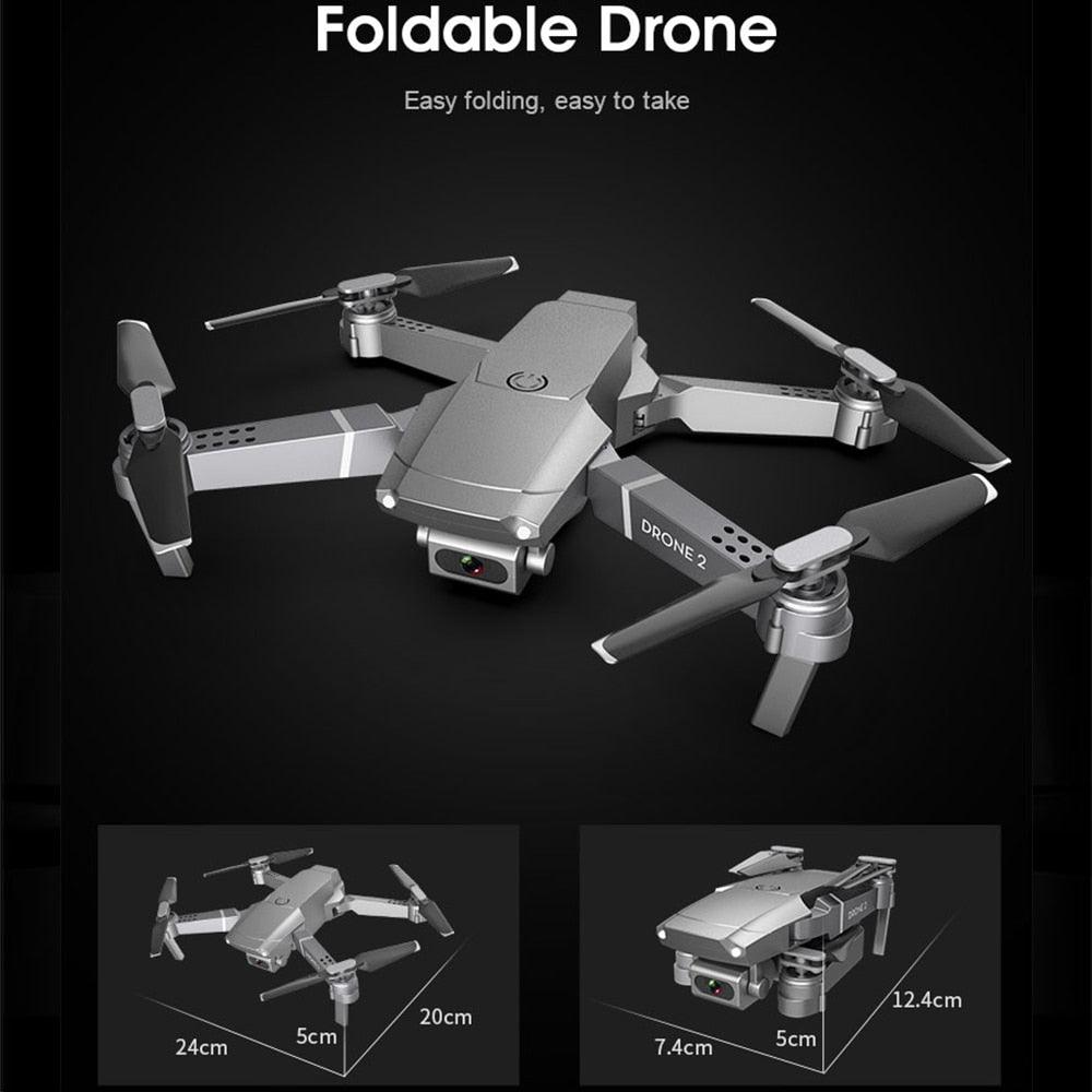 NEW Arrival E68 Drone - HD wide angle 4K WIFI 1080P FPV Drones - Video Live Recording Quadcopter Height To maintain Drone - Camera Toys (5X2)(RLT)(F2)