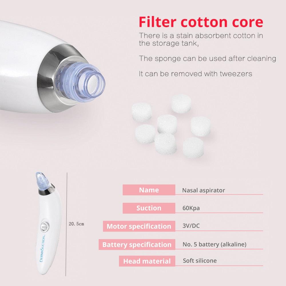 Baby Electric Nasal Aspirator - Nose Cleaner Sniffling Equipment Sucker - Safe Hygienic Nose Aspirator (2X1)(F1)