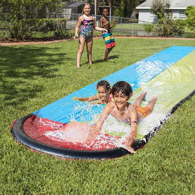 Memories Giant Splash Sprint Water Slide - Fun Lawn Water Slides Pools - Kids Summer Games Outdoor Toys (2X3)(F2)