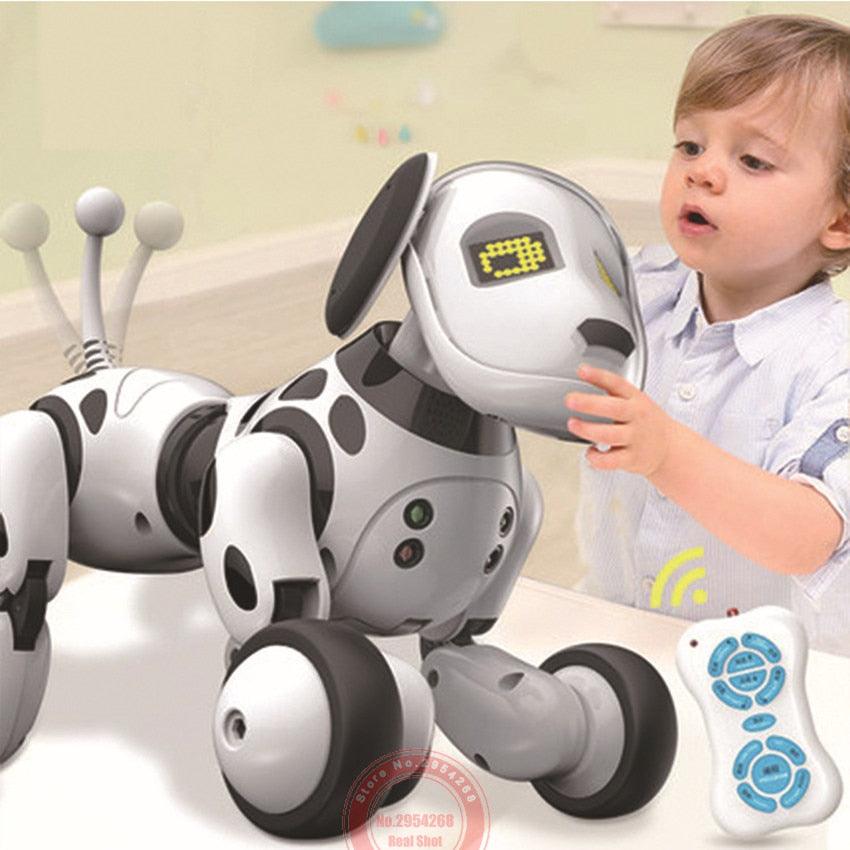 New Tech Programable 2.4G Wireless Remote Control Smart animals Toy - Robot Dog - Kids Electronic Toys (5X2)(RLT)(D2)