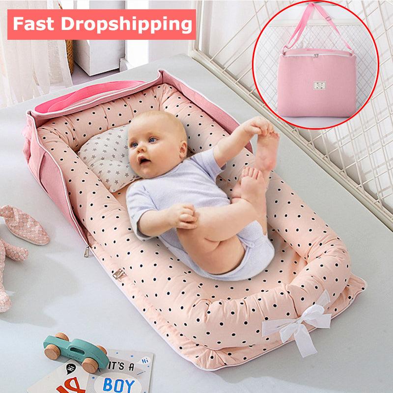 Amazing Portable Newborn Baby Bed - Infant Cotton Cradle Crib - Baby Bassinet - Cradle Bed (X5)
