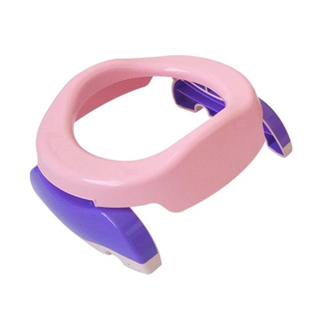 2 In1 Baby Travel Potty Seat - Portable Infant Chamber Pots Foldaway Toilet Training Seat - Baby Potty Toilet Children's Pot (5X1)