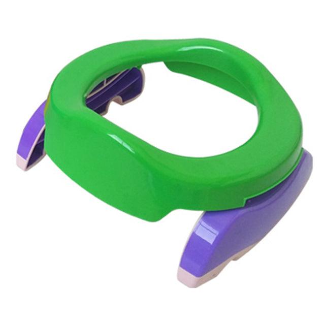 2 In1 Baby Travel Potty Seat - Portable Infant Chamber Pots Foldaway Toilet Training Seat - Baby Potty Toilet Children's Pot (5X1)