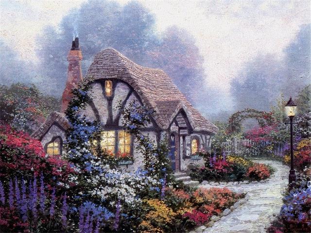 Amazing Puzzle - 500 Pieces - Mini Landscape Pattern - Pictures Adult Reduce Stress Puzzles - Children Puzzle Gifts - Educational Toys (7X2)