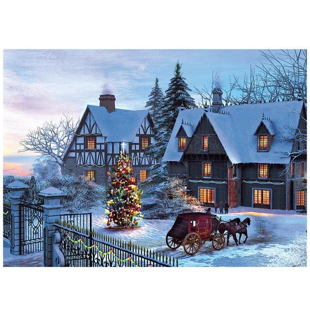 1000 Pieces Puzzle - 50*70 cm Assembling Picture Landscape Puzzles Toys - Educational Gift (F2)(7X2)