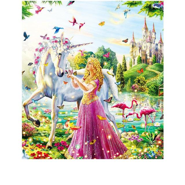 1000 Pieces Puzzle - 50*70 cm Assembling Picture Landscape Puzzles Toys - Educational Gift (F2)(7X2)