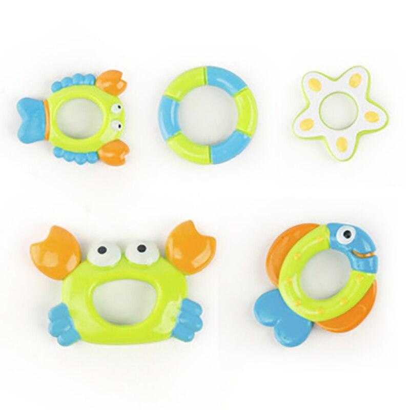 6pcs Kids Bath Toy Tub Octopus - Bath Play Set - Children Bathroom Cartoon Octopus Shower Soft Toy Gift (4X1)(F1)