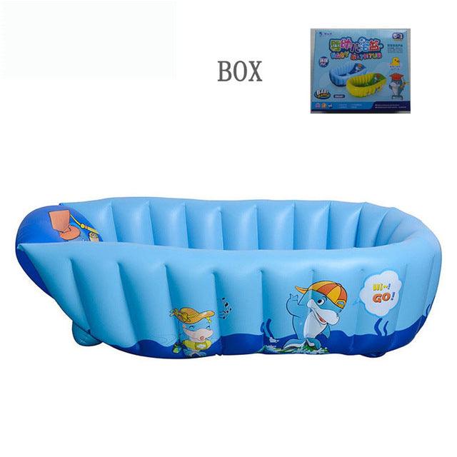 Amazing Baby Inflatable Bath Tub - PVC Tubs Shower Bath Tub Set - Portable Bathtub Children 's Supplies Products (4X1)