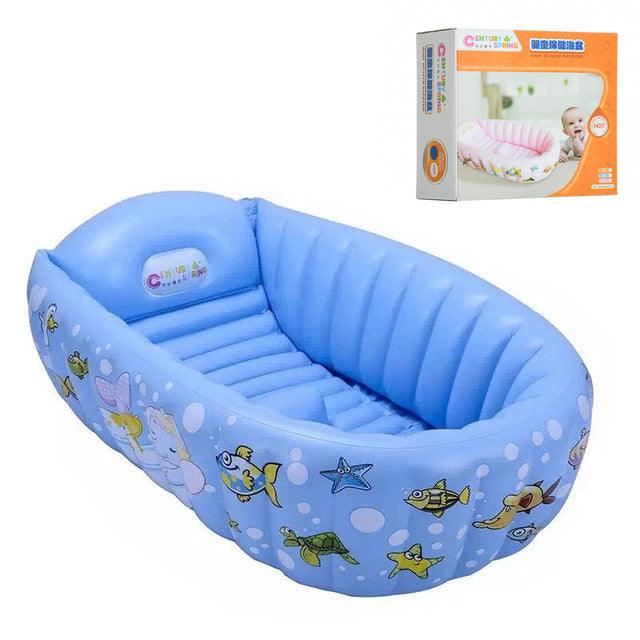 Amazing Baby Inflatable Bath Tub - PVC Tubs Shower Bath Tub Set - Portable Bathtub Children 's Supplies Products (4X1)