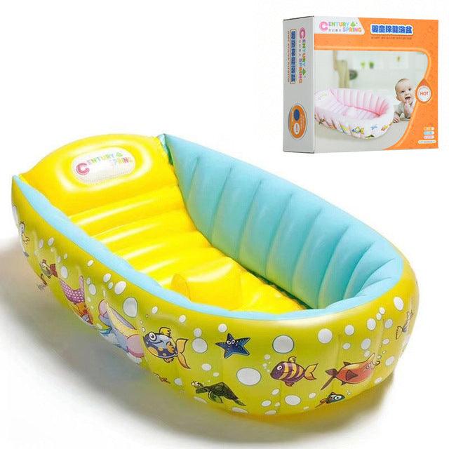 Amazing Baby Inflatable Bath Tub - PVC Tubs Shower Bath Tub Set - Portable Bathtub Children 's Supplies Products (4X1)