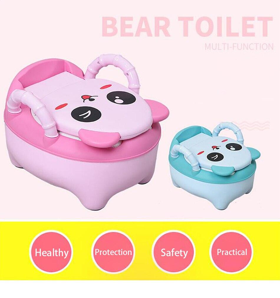 Baby Pot Children Toilet Seat - Children's Potty Training Seat - Baby Toilet Bowl Cute Cartoon Pot Training (D1)(5X1)