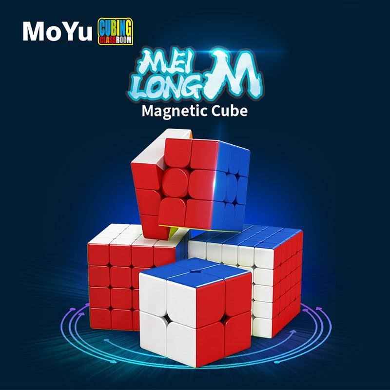 Amazing Magnetic Magic Cube M 2x2 3x3 4x4 5x5 Toy - M 2M 3M 4M 5M Speed Cube Puzzle (D2)(7X2)