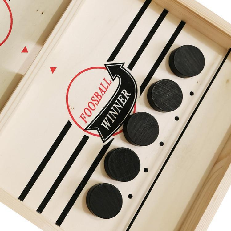 Foosball Winner Board Game Bounce Chess - Eject Chess Parent-Child Interactive - Desktop Hockey Toy (7X2)