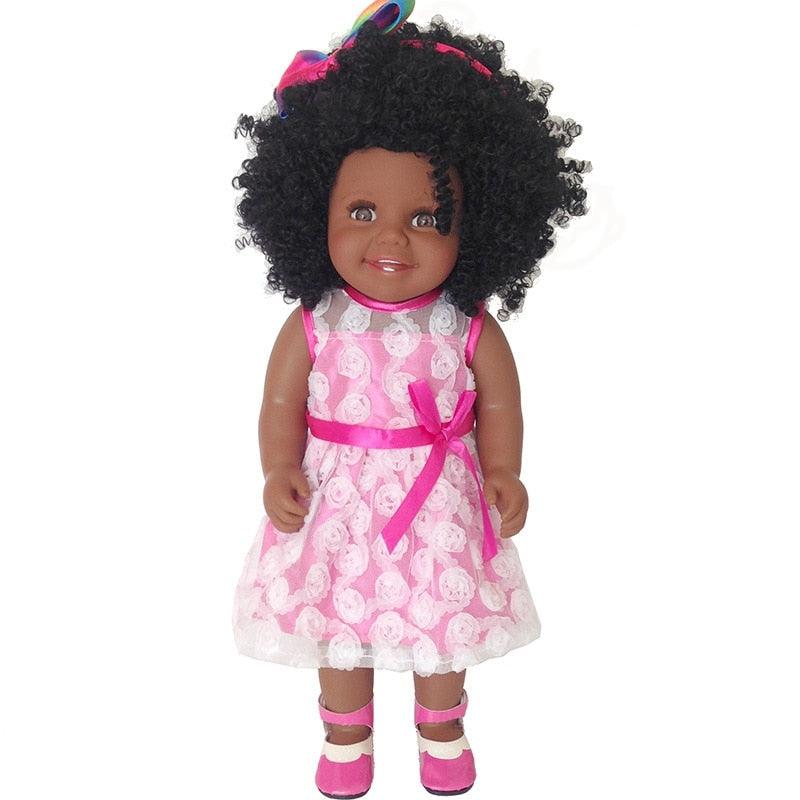 So Cute 45CM Reborn Baby Dolls - Girls Sleeping Accompany Doll Toy- Beautiful Present (4X2)(D2)