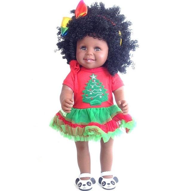 So Cute 45CM Reborn Baby Dolls - Girls Sleeping Accompany Doll Toy- Beautiful Present (4X2)(D2)