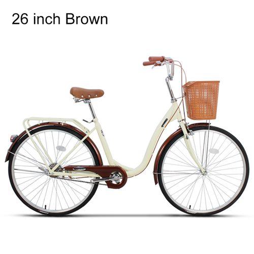 Comfortable Phoenix 20''24''26'' Women Bike - Adult Retro City Drum Brake Bicycle (9X1)