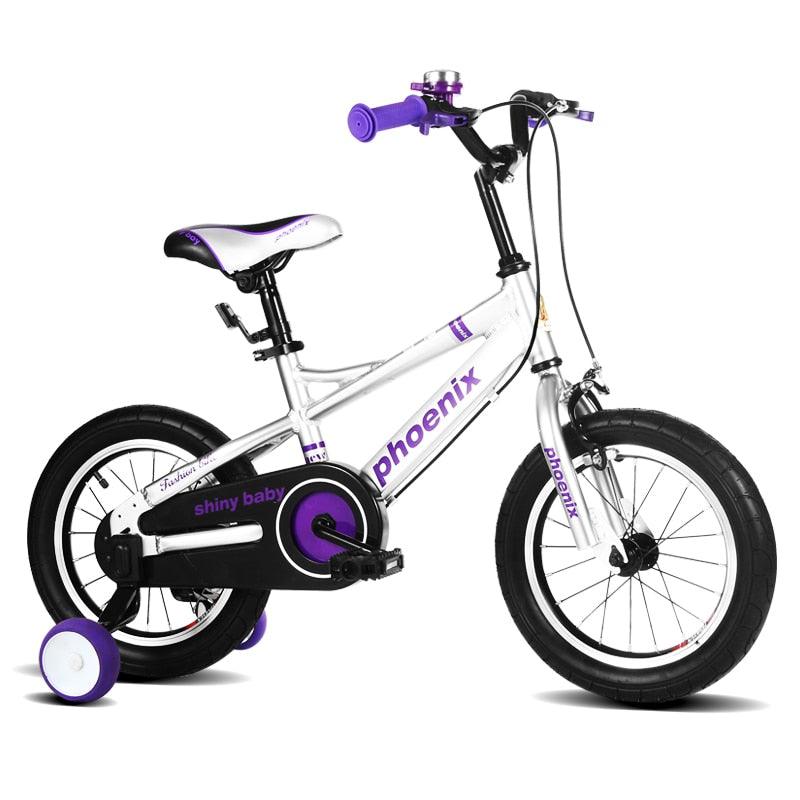 High Quality Children Bicycle 2-4-5-6-7 Year Old - Durable Lightweight Aluminum Baby Kids Bike 12 14 16 INCH (9X1)(F2)