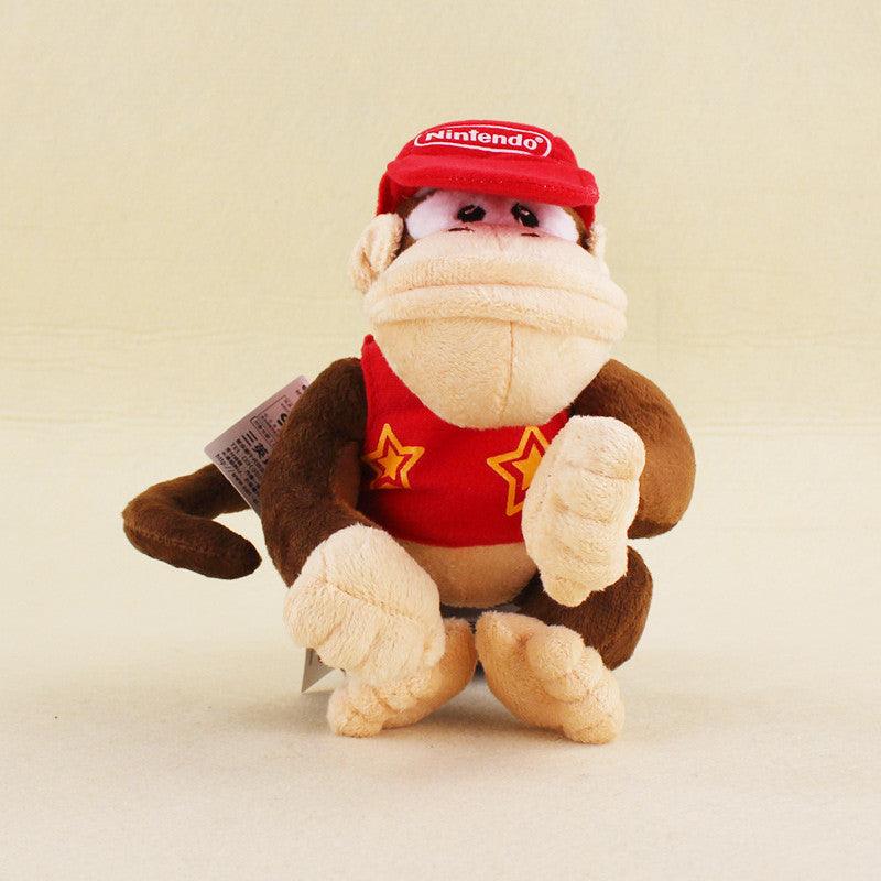 Super Mario Plush Toys Cartoon - Stuffed Animals Doll Monkeys and Donkey Kong For kids - Best Christmas Birthday Gifts 2Pcs/Set (9X2)(3X4)