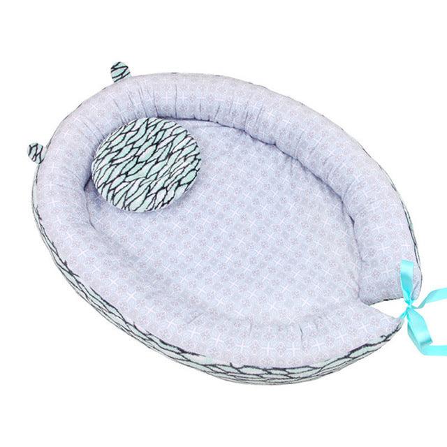 Baby nest bed - Baby Bassinet - Baby Lounger Breathable, Washable, Portable and Lightweight Perfect for Cuddling, Lounging- (X5)(F1)