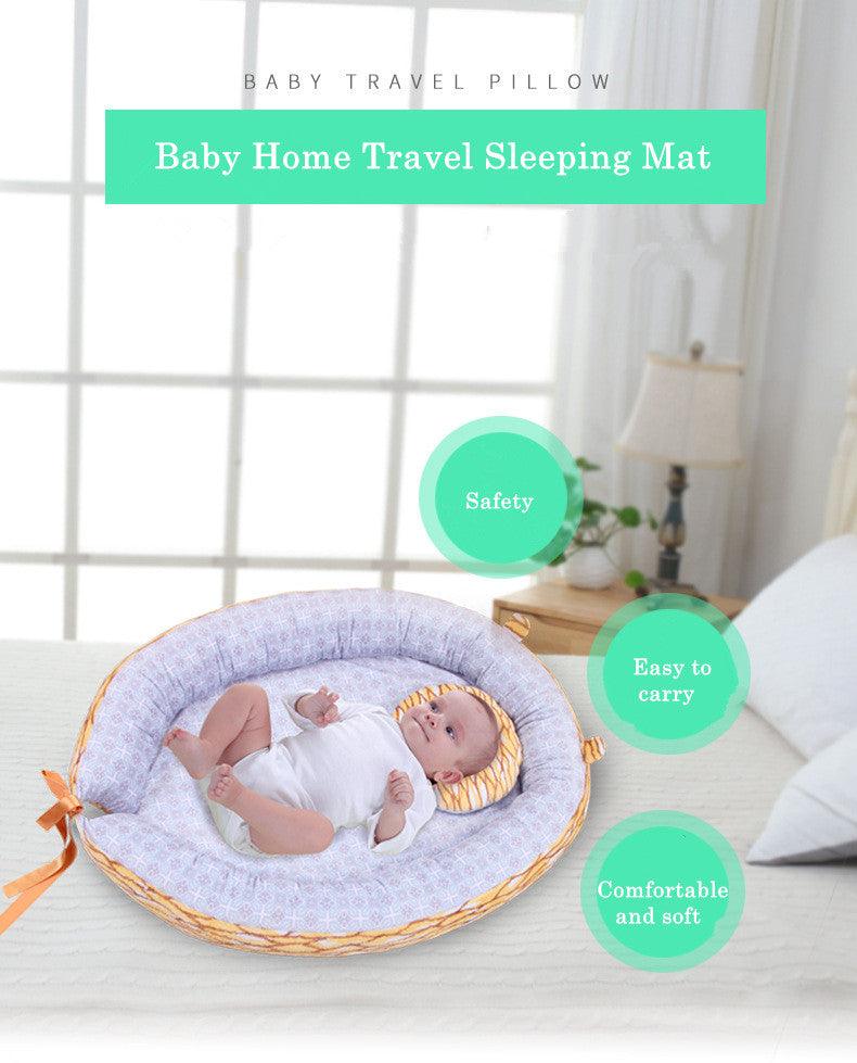 Baby nest bed - Baby Bassinet - Baby Lounger Breathable, Washable, Portable and Lightweight Perfect for Cuddling, Lounging- (X5)(F1)