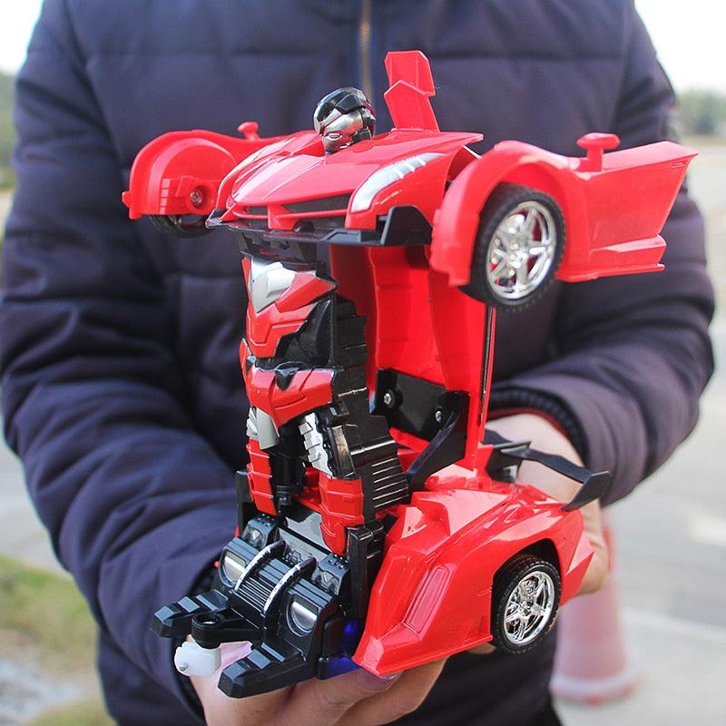 New XYCQ RC Car Transformation Robots - Sports Vehicle Model Robots Toys - Cool Deformation Car Kids Toys (1X2)(3X2)(5X2)